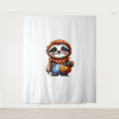 Tenture Chemise Clown Sloth Halloween surdimensionnée T-sh (Devant)