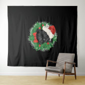 Tenture Chemise de Noël (En situation (horizontale))