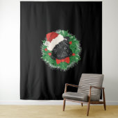 Tenture Chemise de Noël (En situation)
