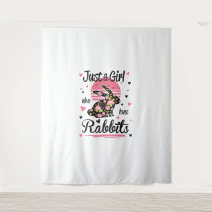 Tenture Chemise lapin. Juste une fille qui aime les lapins