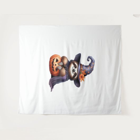 Tenture Chemise T classique Sloth Halloween (Devant (Horizontal))