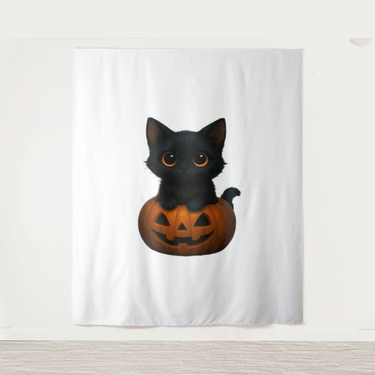 Tenture Chemise T-Shirt retro Halloween Ghost et Chat surd (Devant)