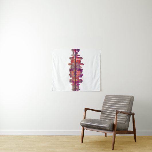 Tenture Chennai India Skyline (En situation (horizontale))