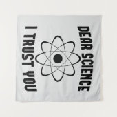 Tenture Cher Science Je Vous Fais Confiance - Professeur D (Devant (Horizontal))