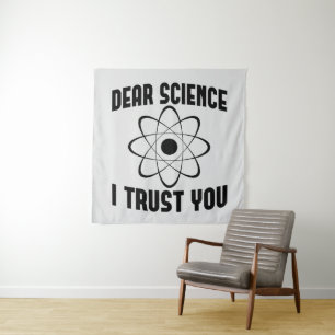 Tenture Cher Science Je Vous Fais Confiance - Professeur D