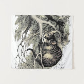 Tenture Cheshire Chat Alice Wonderland Classic (Devant (Horizontal))