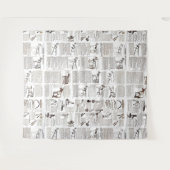 Tenture Cheval Antique Publicité Journal Art (Devant (Horizontal))