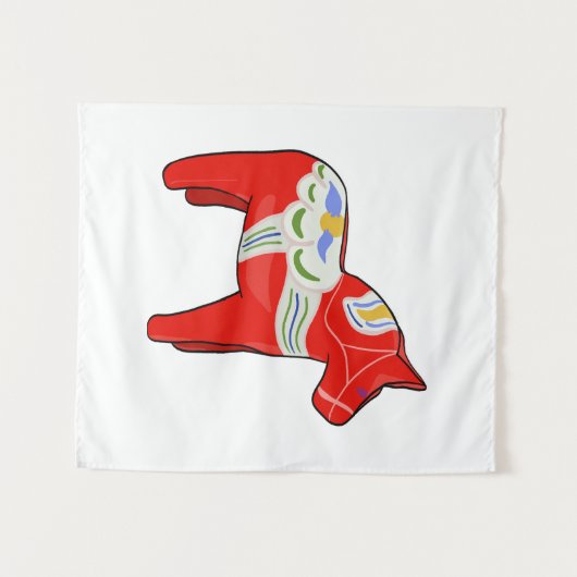 Tenture Cheval dalécarlien (Devant (Horizontal))