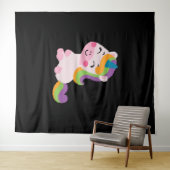 Tenture Cheval de licorne (En situation (horizontale))
