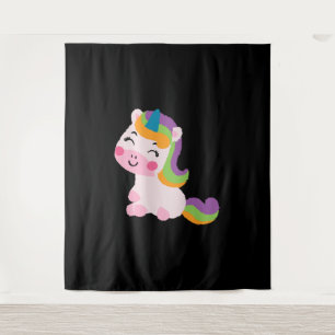 Tenture Cheval de licorne