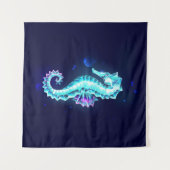 Tenture Cheval de mer de glace cristal sur Arrière - plan  (Devant (Horizontal))