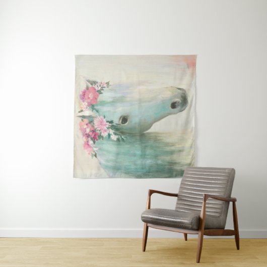 Tenture Cheval du Festival (En situation)