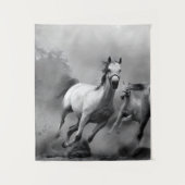 Tenture Cheval en course (Devant)