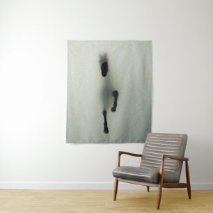 Tenture Cheval Perçant le Brouillard - Art Abstrait
