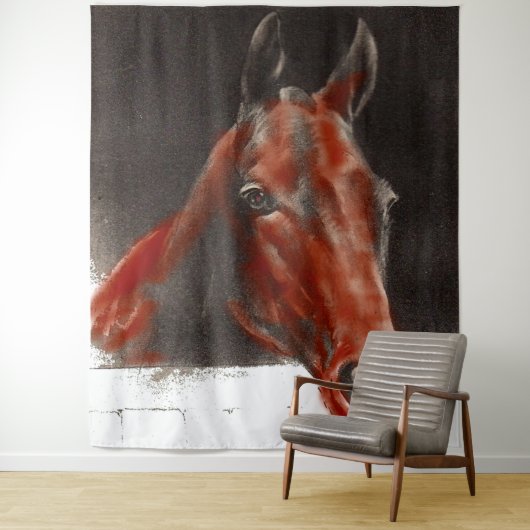 Tenture cheval sympathique (En situation)