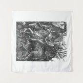 Tenture Chevalier Mort Diable Albrecht Durer gravure art p (Devant (Horizontal))