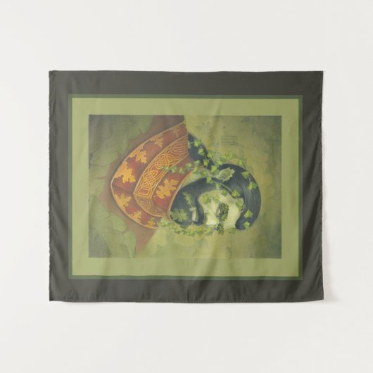 Tenture Chevalier vert (Devant (Horizontal))