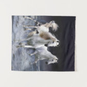 Tenture Chevaux à lancer l'oreiller (Devant (Horizontal))