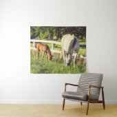 Tenture Chevaux Bébé Animaux de ferme Moyen (En situation (horizontale))