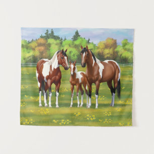 Tenture Chevaux Du Quartier De Peinture De Baie Pinto En P
