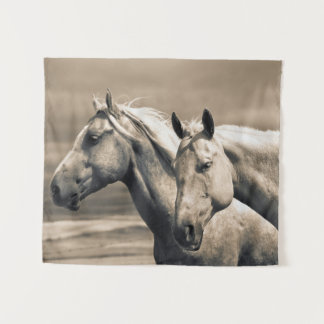 Tenture Chevaux Quarter Horses dans la Prairie Canadienne
