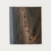 Tenture Chevaux Sauvages Marchant Vers Le Désert (Devant)