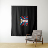 Tenture Chèvre féminine d'Amérique (En situation)