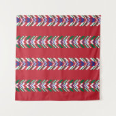 Tenture Chevron fair isle sans couture motif design,  (Devant)