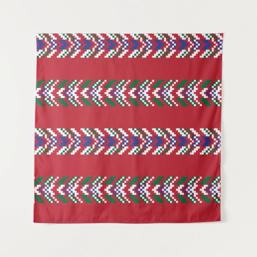 Tenture Chevron fair isle sans couture motif design,  (Devant)