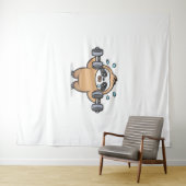 Tenture Chibi Sloth Gym Échec - Cute Kawaii Drôle Entraîne (En situation (horizontale))