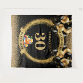 Tenture Chic 30e anniversaire Whiskey Celebration Tapestry (Devant (Horizontal))