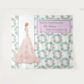 Tenture Chic de toile de fond pour enterrement de vie de j (Devant (Horizontal))