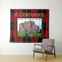 Chic écossais Ramsay Clan Castle Tartan Tapestry