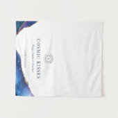 Tenture Chic Galaxy Stars Business Logo Nom Event Runner (Devant (Horizontal))