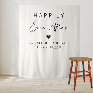 Tenture Chic Happily Ever After Crème Mariage