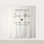 Tenture Chic Happily Ever After Crème Mariage (Devant)