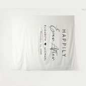 Tenture Chic Happy Jamais Après Cream Mariage (Devant (Horizontal))