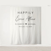 Tenture Chic Happy Jamais Après Cream Mariage (Devant)