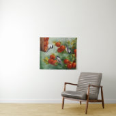 Tenture Chickadee Birds Apple Harvest (En situation (horizontale))