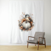 Tenture Chickadee Shirt Pays Citrouille (En situation)