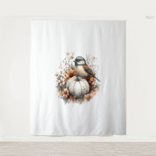 Tenture Chickadee Shirt Pays Citrouille