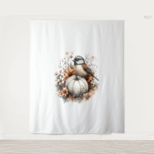 Tenture Chickadee Shirt Pays Citrouille (Devant)
