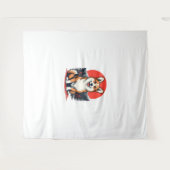 Tenture Chien Akita Inu (Devant (Horizontal))