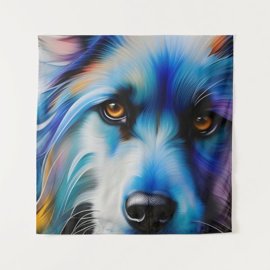 TENTURE CHIEN BLUE TERRIER FERMER (Devant)