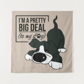 Tenture Chien cousu (Devant)