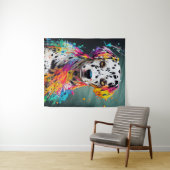 Tenture Chien Dalmatien animal familier adorable compagnon (En situation (horizontale))