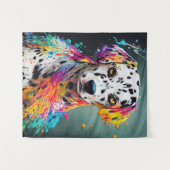Tenture Chien Dalmatien animal familier adorable compagnon (Devant (Horizontal))