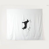 Tenture Chien de Beauceron - Halloween Moon Silhouette Cla (Devant (Horizontal))