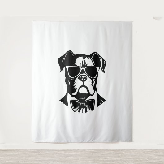Tenture Chien de boîte (Devant)