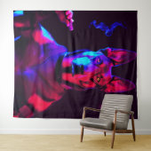 Tenture chien de gangster (En situation (horizontale))